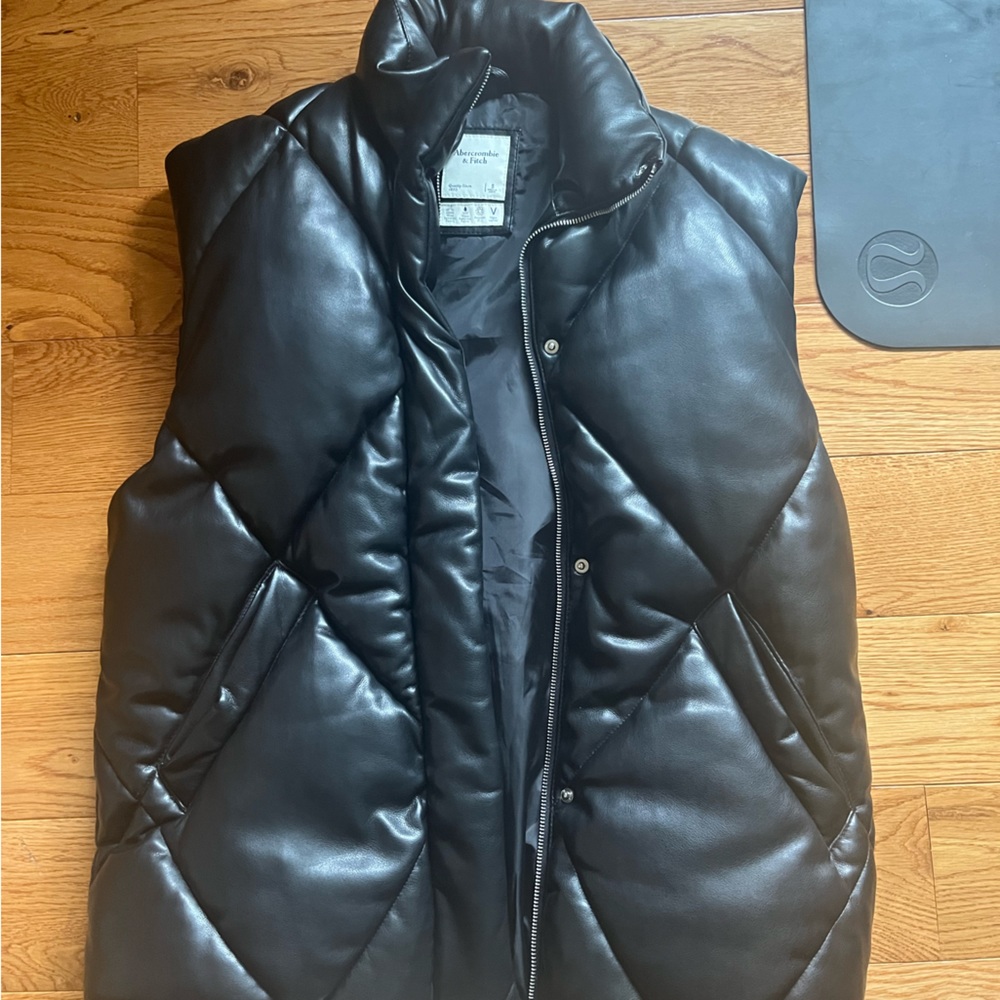Abercrombie leather vest